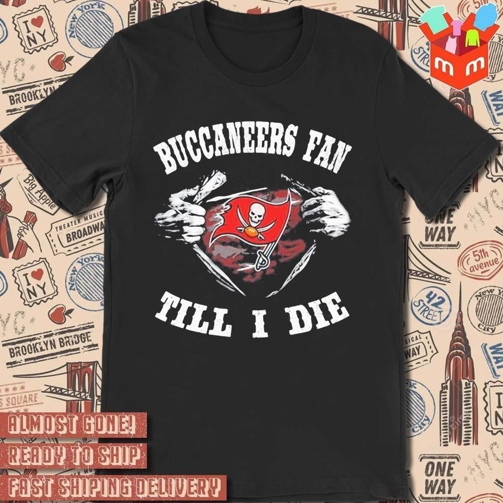 2023 Tampa Bay Buccaneers Fan Art Superman Tshirt